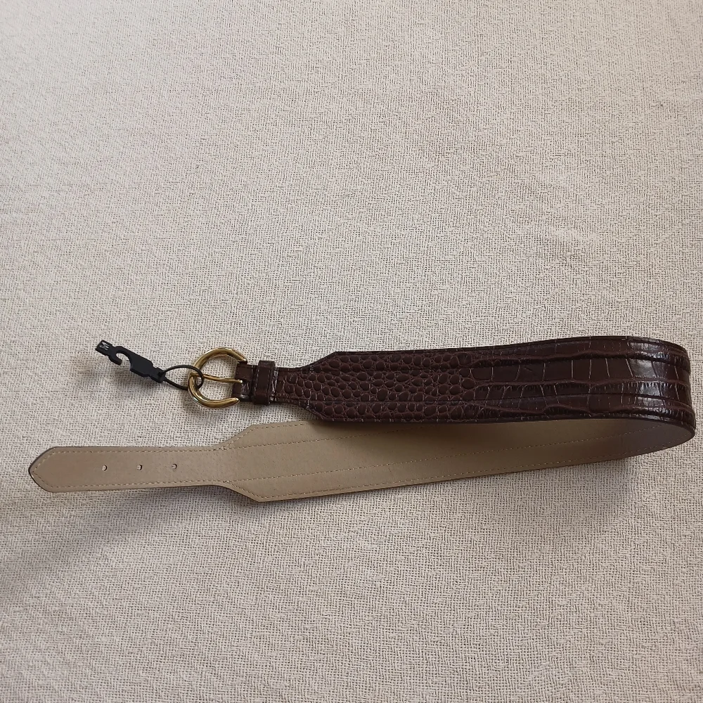 the limited ♡ alligator crocodile leather belt medium